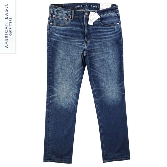 American Eagle Airflex+ Jeans Original Straight Men's "34x32" Real 36x32 NWT - Picture 1 of 11